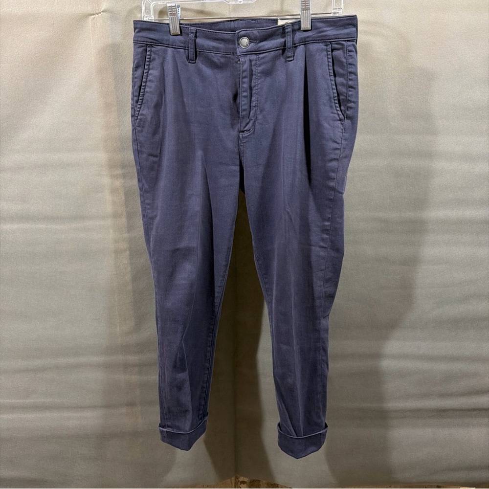 Cosmic Blue Love Pants Womens Size 30 Blue Chino Slightly Distressed On The Legs